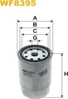 WIX Filters WF8395 - Топливный фильтр autosila-amz.com