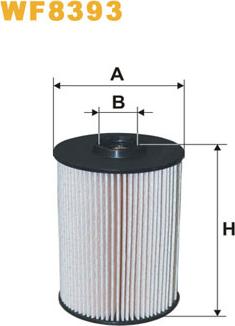 WIX Filters WF8393 - Топливный фильтр autosila-amz.com