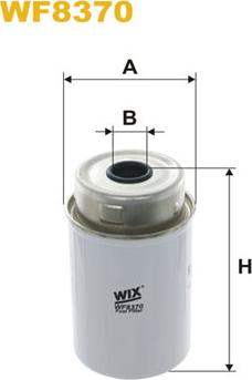 WIX Filters WF8370 - Топливный фильтр autosila-amz.com