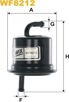 WIX Filters WF8212 - Топливный фильтр autosila-amz.com