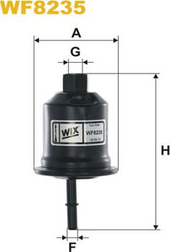 WIX Filters WF8235 - Топливный фильтр autosila-amz.com