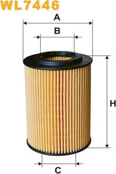 WIX Filters WL7446 - Масляный фильтр autosila-amz.com