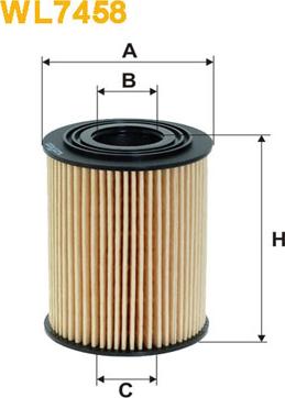 WIX Filters WL7458 - Масляный фильтр autosila-amz.com