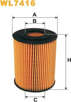 WIX Filters WL7416 - Автодеталь autosila-amz.com