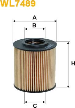 WIX Filters WL7489 - Масляный фильтр autosila-amz.com