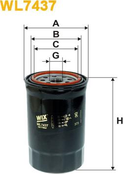 WIX Filters WL7437 - Масляный фильтр autosila-amz.com