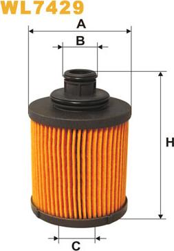 WIX Filters WL7429 - Масляный фильтр autosila-amz.com