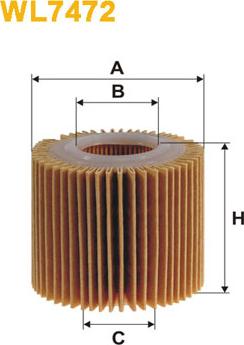 WIX Filters WL7472 - Масляный фильтр autosila-amz.com