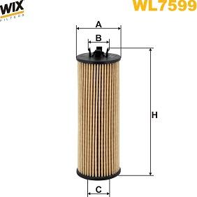 WIX Filters WL7599 - Масляный фильтр autosila-amz.com