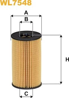 WIX Filters WL7548 - Масляный фильтр autosila-amz.com