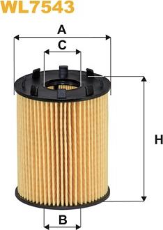 WIX Filters WL7543 - Масляный фильтр autosila-amz.com