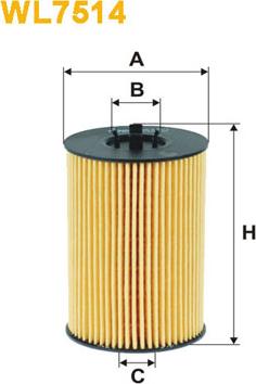 WIX Filters WL7514 - Масляный фильтр autosila-amz.com