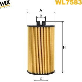 WIX Filters WL7583 - Масляный фильтр autosila-amz.com