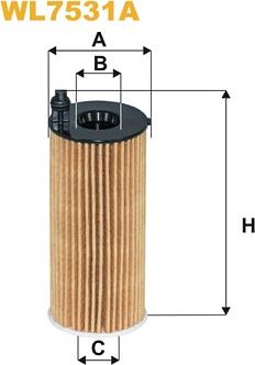 WIX Filters WL7531A - Масляный фильтр autosila-amz.com