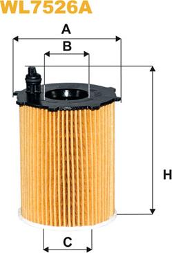 WIX Filters WL7526A - Масляный фильтр autosila-amz.com