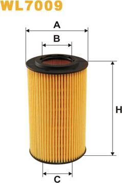 WIX Filters WL7009 - Масляный фильтр autosila-amz.com