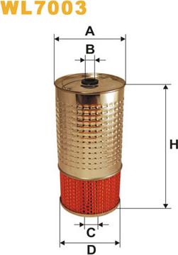 WIX Filters WL7003 - Масляный фильтр autosila-amz.com