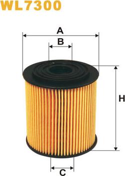 WIX Filters WL7300 - Масляный фильтр autosila-amz.com