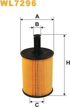 WIX Filters WL7296 - Масляный фильтр autosila-amz.com