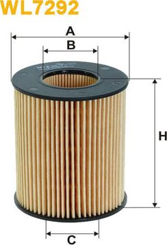 WIX Filters WL7292 - Масляный фильтр autosila-amz.com