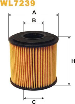 WIX Filters WL7239 - Масляный фильтр autosila-amz.com