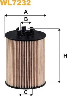 WIX Filters WL7232 - Масляный фильтр autosila-amz.com