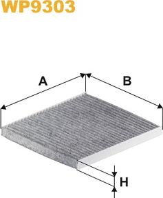 WIX Filters WP9303 - Фильтр воздуха в салоне autosila-amz.com