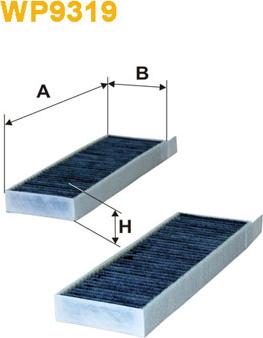WIX Filters WP9319 - Фильтр воздуха в салоне autosila-amz.com