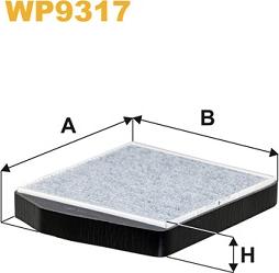 WIX Filters WP9317 - Фильтр воздуха в салоне autosila-amz.com