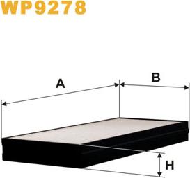 WIX Filters WP9278 - Фильтр воздуха в салоне autosila-amz.com