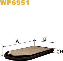 WIX Filters WP6951 - Фильтр воздуха в салоне autosila-amz.com