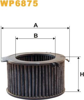 WIX Filters WP6875 - Фильтр воздуха в салоне autosila-amz.com