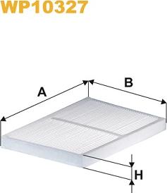 WIX Filters WP10327 - Фильтр воздуха в салоне autosila-amz.com