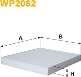 WIX Filters WP2062 - Фильтр воздуха в салоне autosila-amz.com