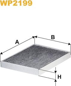 WIX Filters WP2199 - Фильтр воздуха в салоне autosila-amz.com