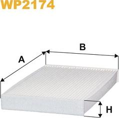 WIX Filters WP2174 - Фильтр воздуха в салоне autosila-amz.com