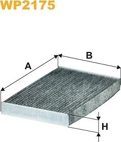 WIX Filters WP2175 - Фильтр воздуха в салоне autosila-amz.com