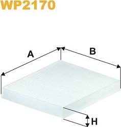 WIX Filters WP2170 - Фильтр воздуха в салоне autosila-amz.com