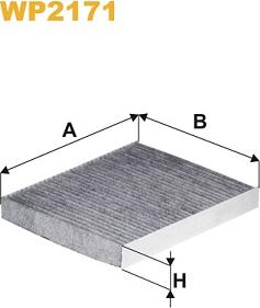 WIX Filters WP2171 - Фильтр воздуха в салоне autosila-amz.com