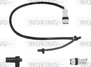 Woking 001091 - Сигнализатор, износ тормозных колодок autosila-amz.com