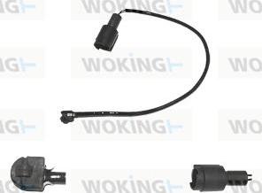 Woking 001020 - Сигнализатор, износ тормозных колодок autosila-amz.com