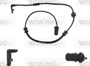 Woking 001027 - Сигнализатор, износ тормозных колодок autosila-amz.com