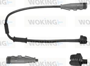 Woking 001075 - Сигнализатор, износ тормозных колодок autosila-amz.com