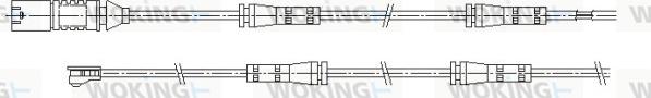 Woking 001198 - Сигнализатор, износ тормозных колодок autosila-amz.com