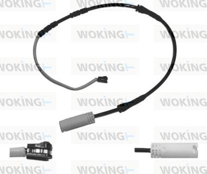 Woking 001101 - Сигнализатор, износ тормозных колодок autosila-amz.com