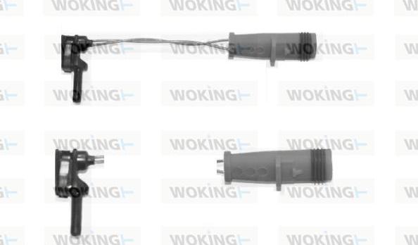 Woking 001123 - Сигнализатор, износ тормозных колодок autosila-amz.com