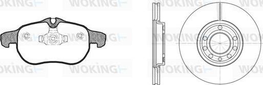 Woking 89883.00 - Дисковый тормозной механизм, комплект autosila-amz.com