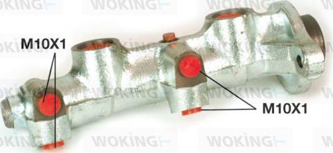 Woking C1020.65 - Главный тормозной цилиндр autosila-amz.com