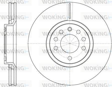 Woking D6944.10 - Тормозной диск autosila-amz.com