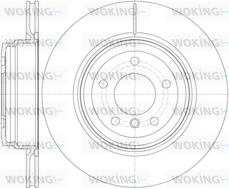 Woking D6976.10 - Тормозной диск autosila-amz.com